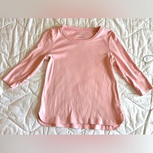 Women’s Talbots three-quarter length sleeve T-shirt. Small